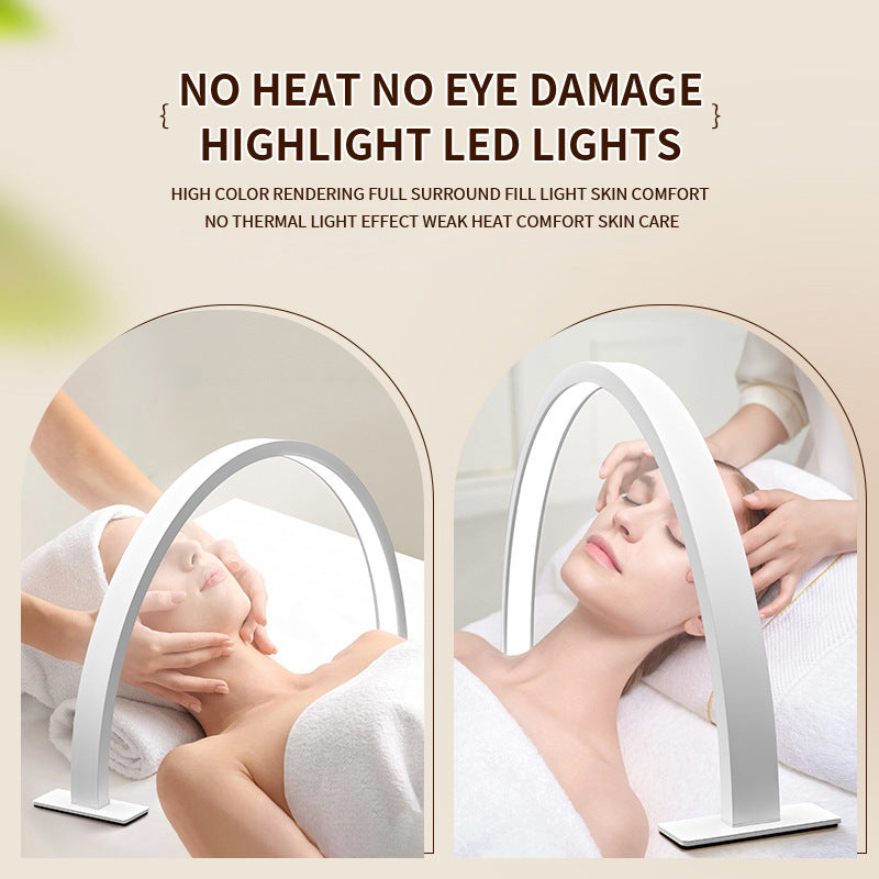 New U-shaped half-moon nail lamp LED desktop beauty light beauty beauty salon nail salon eye protection special lamp