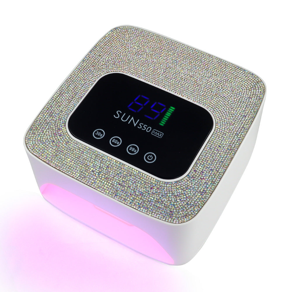 Cross-Border Nail Phototherapy Machine 57Led Nail Baking Lamp Dryer Diamond Phototherapy Lamp Battery Nail Baking Lamp
