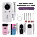Cross-Border Nail Polisher Set Rechargeable Portable Nail Polisher 45000 Rpm Powerful Nail Remover and Polisher
