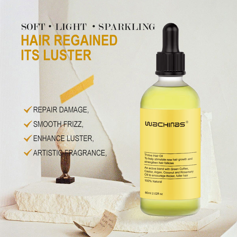 Cross-border Hot Selling Hair Care Essential Oil Moisturizes Hair, Smooth and Not Irritable Hair Care Source in stock