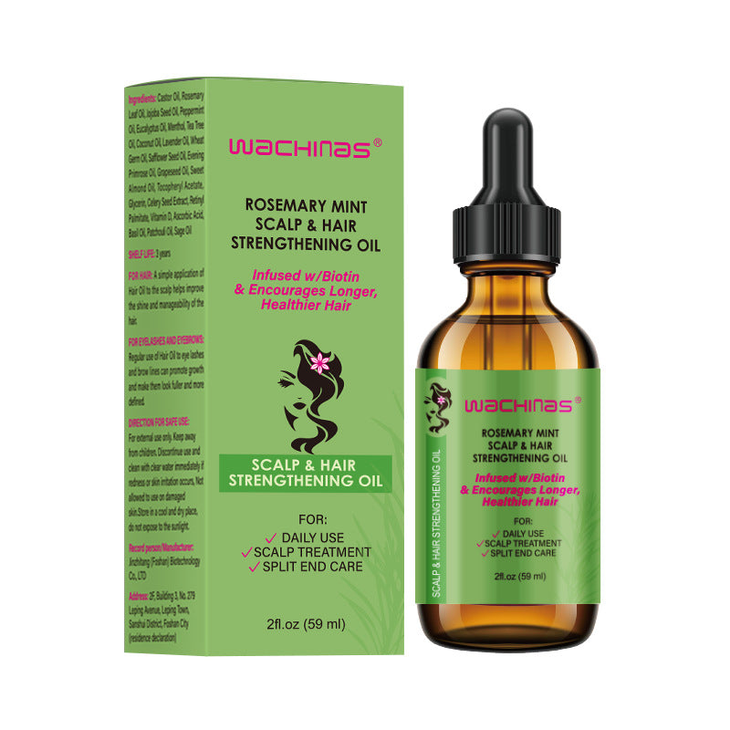 Cross-border Hot-selling Rosemary Hair Care Essential Oil Moisturizes Hair Hair Care Soft and No frizz Source in stock