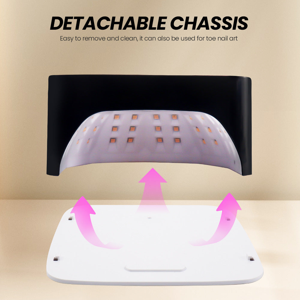 Cross-Border Nail Phototherapy Machine 57Led Nail Baking Lamp Dryer Diamond Phototherapy Lamp Battery Nail Baking Lamp