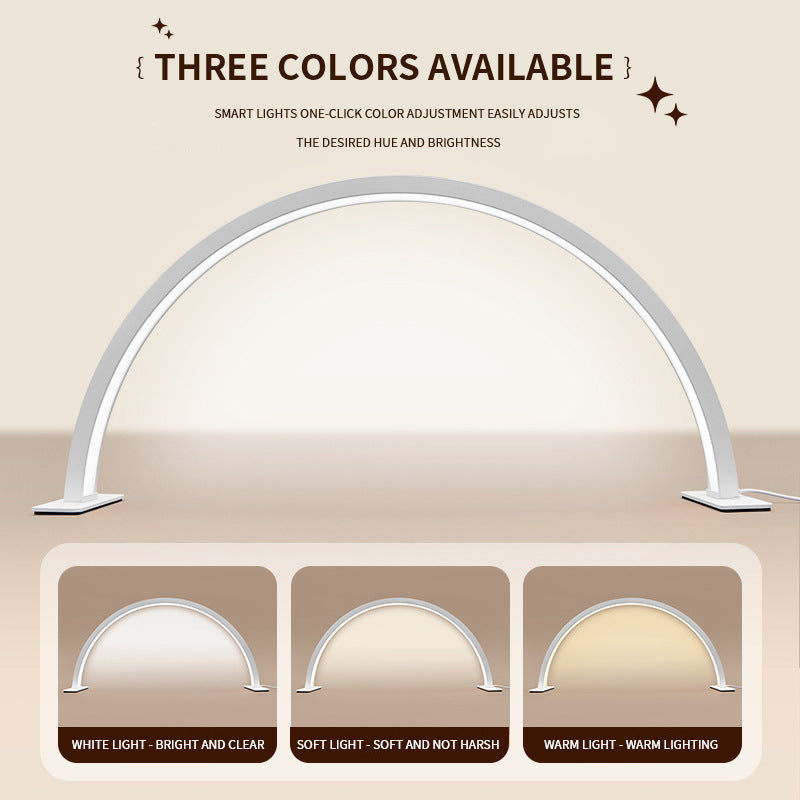 New U-shaped half-moon nail lamp LED desktop beauty light beauty beauty salon nail salon eye protection special lamp