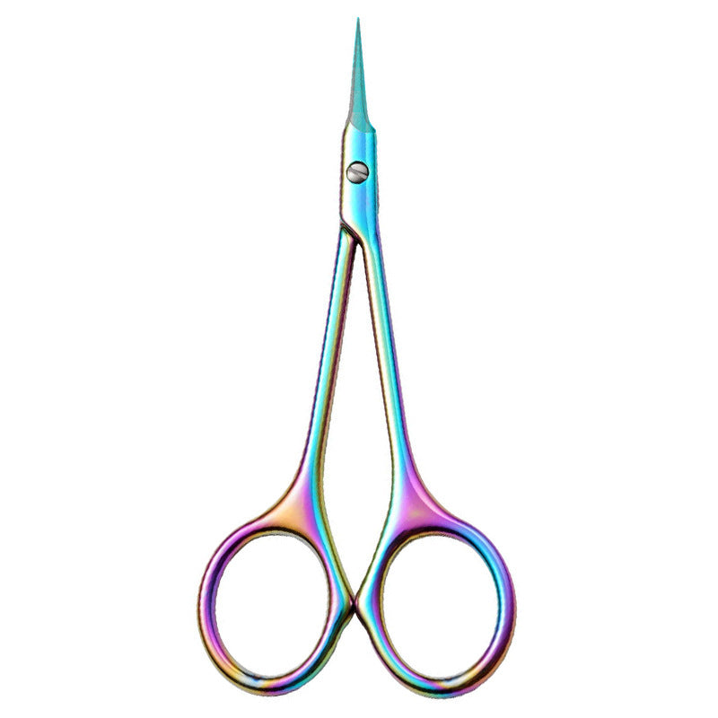 Russian-Style Pre-Cut Dead Skin Scissors for Cross-Border Use, Ultra-Sharp Curved Tip Professional Manicure Scissors for Removing Dead Skin, Hangnails, and Cuticles